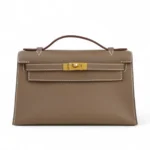 Kelly Pochette Etoupe Swift