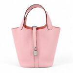 Picotin Lock PM Rose Sakura (3Q) Clemence