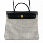 Herbag PM 31 Noir Ecru Vache Hunter Toile Quadrille canvas