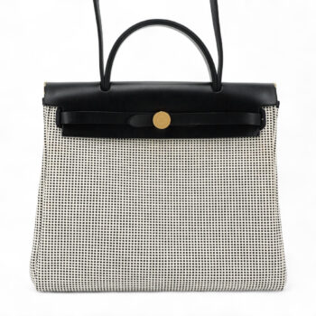 Herbag PM 31 Noir Ecru Vache Hunter Toile Quadrille canvas