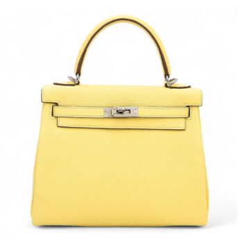 Kelly 25 Jaune Poussin Togo