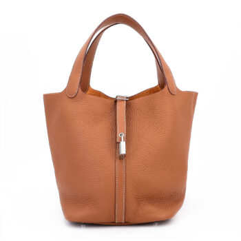 Picotin Lock MM Gold Clemence