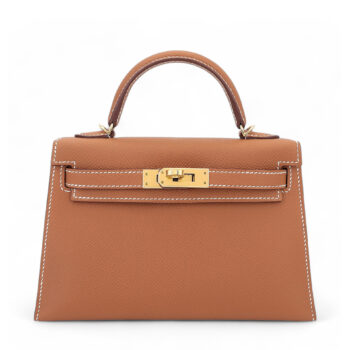 Mini Kelly II Gold Epsom