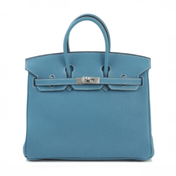 Birkin 25 Bleu Jean Togo